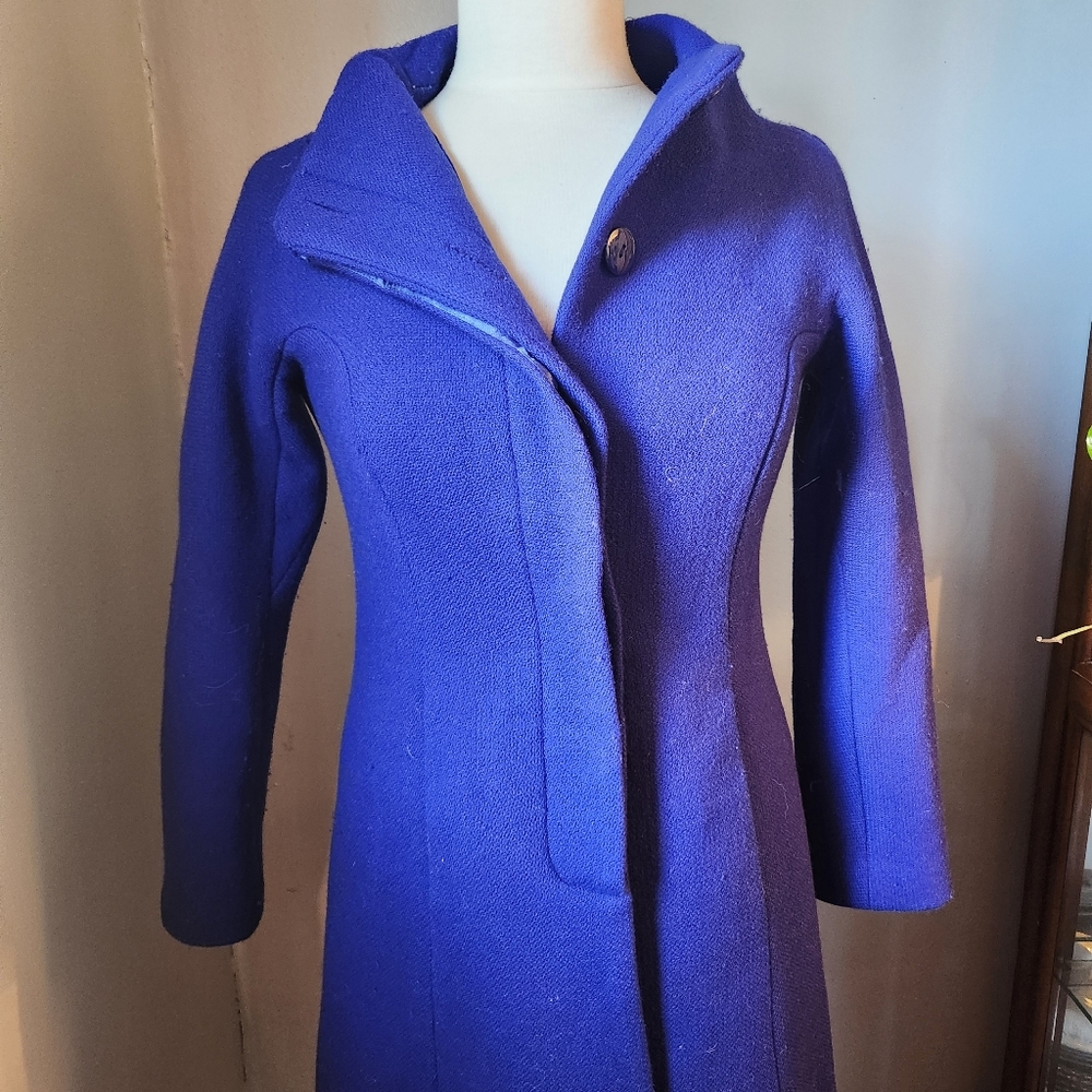 Milly Royal Blue Trench Coat